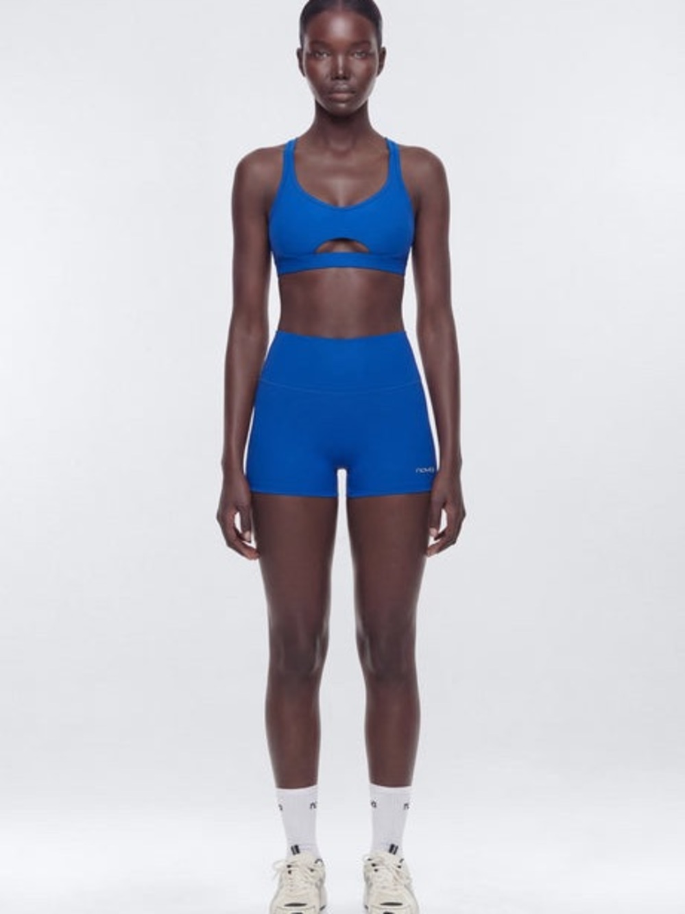 Fashion Nova Sport AirSculpt™ 3” Mid Rise Biker Shorts Royal Blue